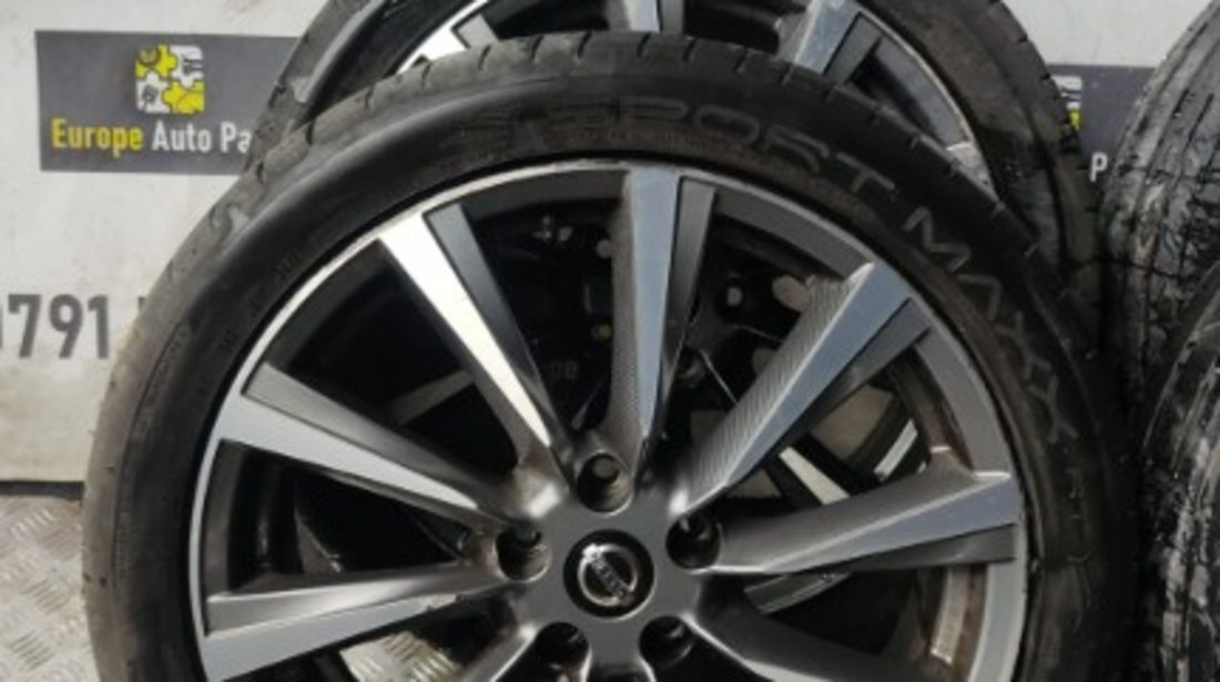 Jante aliaj 5x114,3 cu anvelope 225 / 45 R19 Dot 2019 Nissan , Renault , Dacia , Toyota , Hyundai , Kia , Maz