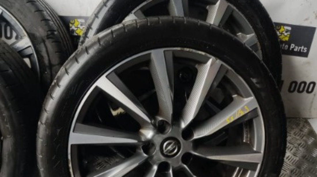 Jante aliaj 5x114,3 cu anvelope 225 / 45 R19 Dot 2019 Nissan , Renault , Dacia , Toyota , Hyundai , Kia , Maz