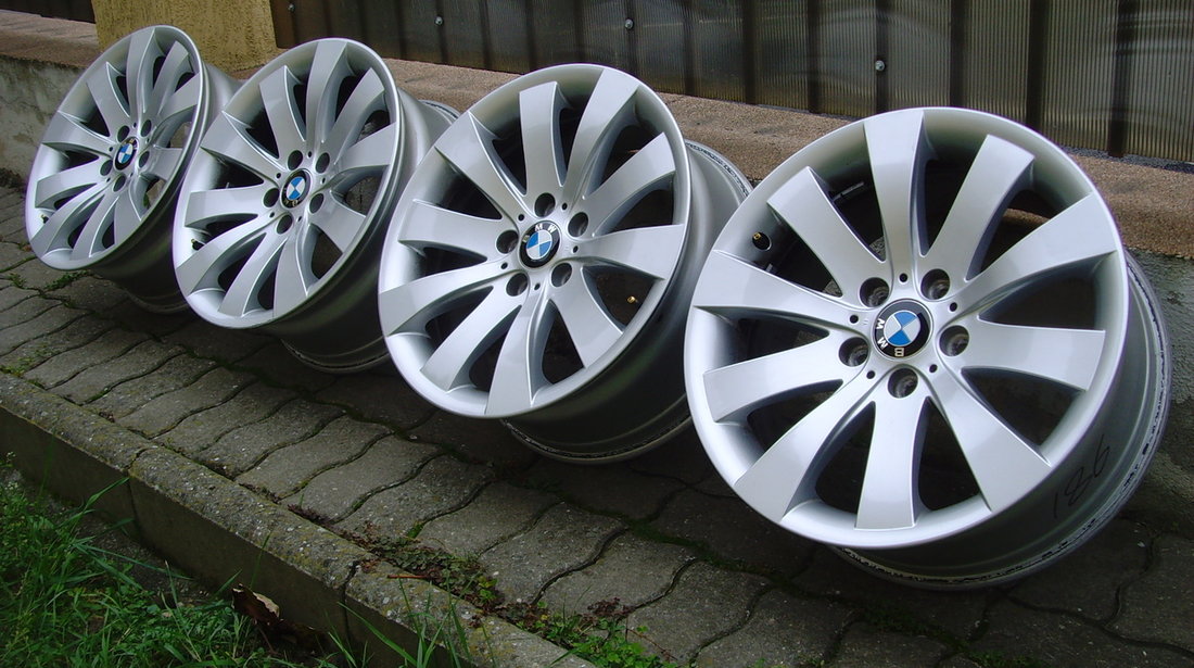 Jante aliaj 5x120 pe 18 originale BMW seria7;5GT (X3 F25,X4 F26),optional anvelope vara 245/50 R18