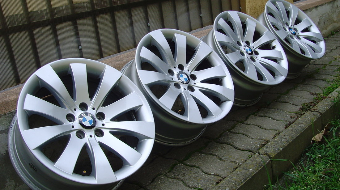 Jante aliaj 5x120 pe 18 originale BMW seria7;5GT (X3 F25,X4 F26),optional anvelope vara 245/50 R18