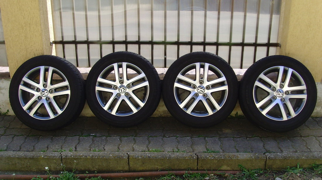 Jante aliaj Atlanta Bicolor Noi 5x112 pe 16 orig.VW Golf 6,Jetta,Touran,(Golf 7,Golf5)/205/55R16 91H