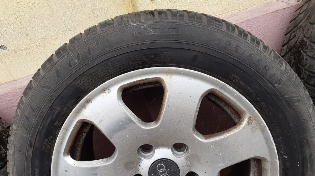 jante aliaj audi 5x112 cu cauciucuri de iarna 195/65/r15