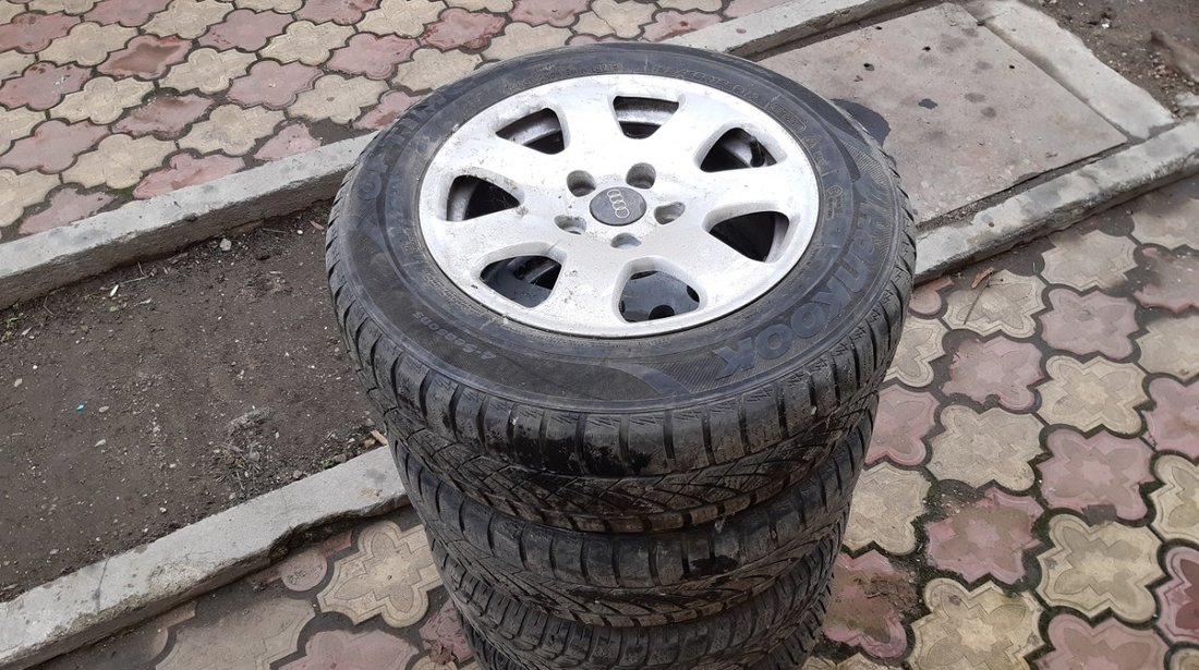 jante aliaj audi 5x112 cu cauciucuri de iarna 195/65/r15