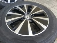 Jante aliaj ca noi  5x112 R16 originale VW Passat B8, B8 facelift+cauc vara 215/60 R16 Hankook 8mm