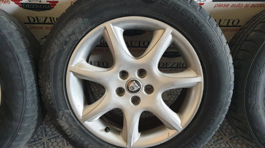 Jante aliaj cu anvelope 17 inch PEUGEOT 308 5Jx17 5x108 ET60 cod : 4R83-16C7-BA