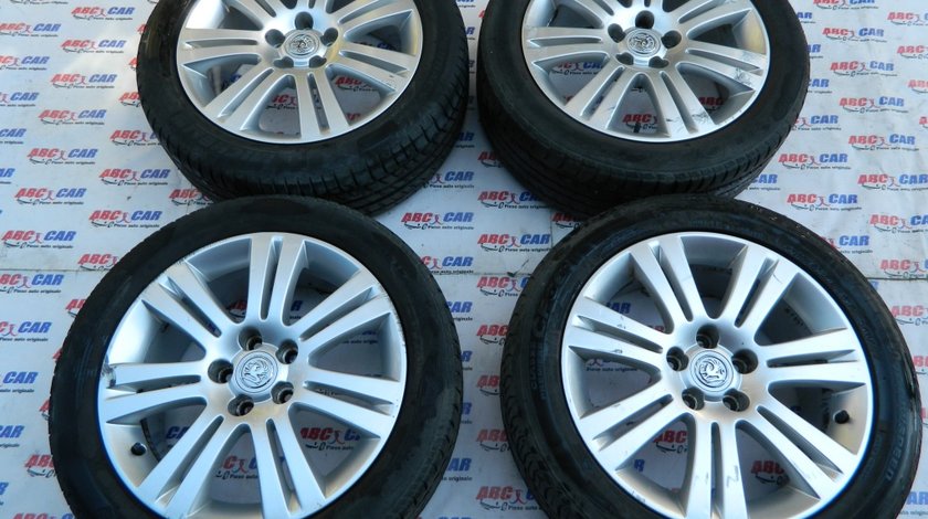Jante aliaj cu anvelope de vara 215 / 50 R17 Opel Vectra C model 2005