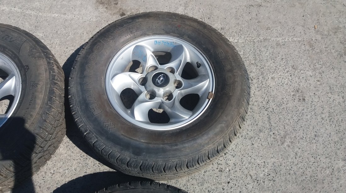 Jante aliaj Hyundai Terracan, R16, 7Jx15E-DOT, 5 x 139.7