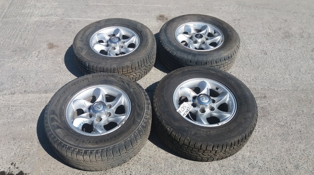 Jante aliaj Hyundai Terracan, R16, 7Jx15E-DOT, 5 x 139.7