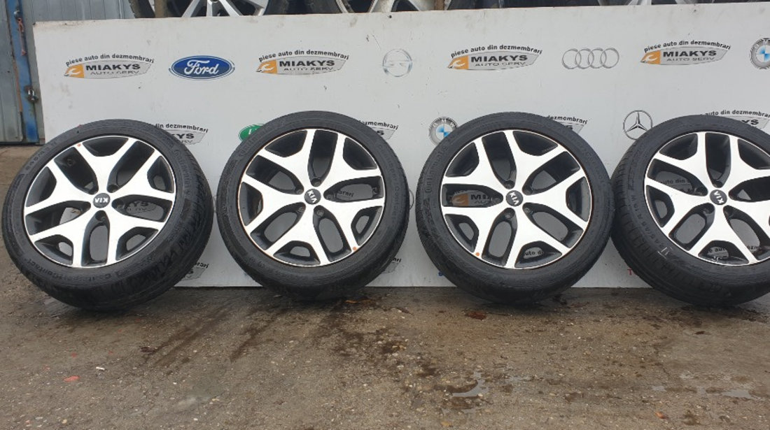 Jante aliaj kia sportage cu cauciucuri 245 / 45 R19 w continental