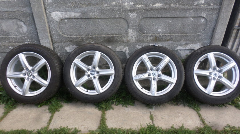 Jante aliaj marca RC DESIGN pentru audi vw seat skoda cu anvelope iarna 225 50 17 michelin