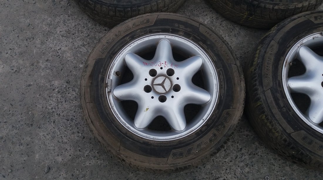 Jante aliaj Mercedes C Class W203, R15, 6Jx15H2, ET31, 5 x 112