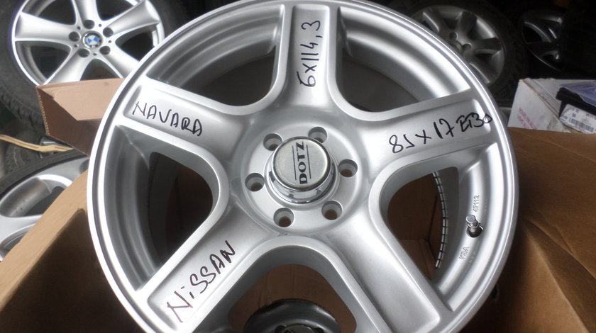 Jante aliaj Nissan Navara 17 zoll marca DOTZ noi 6x114,3