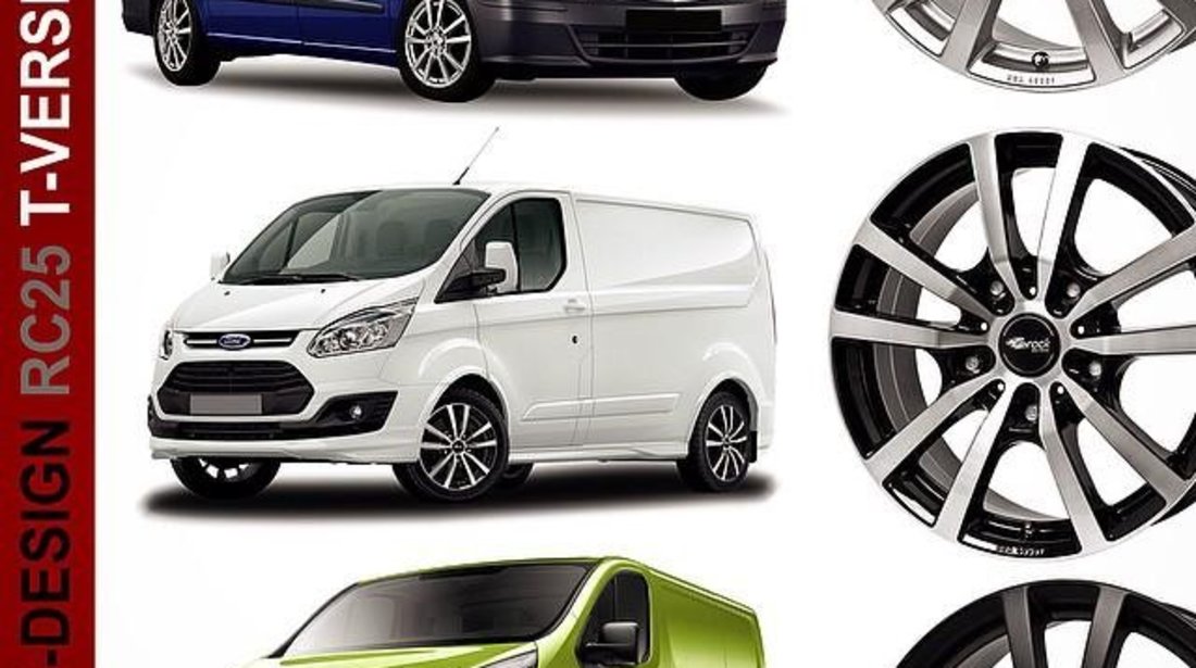 Jante aliaj NOI pentru gama Ford Transit , Transit Custom 17 zoll