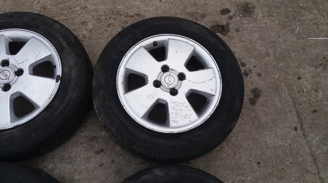 Jante aliaj Opel Astra G,R15, ET49, 6JX15H2, 4x100-set 134