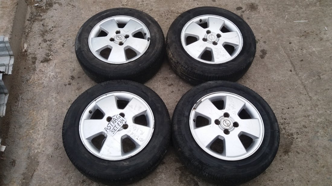 Jante aliaj Opel Astra G,R15, ET49, 6JX15H2, 4x100-set 134