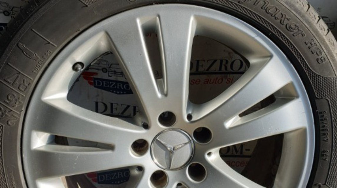 Jante aliaj originale 7.5Jx17H2 ET47 cu anvelope iarna (245/45/R17) Mercedes A-Class W176 cod : A2044010402