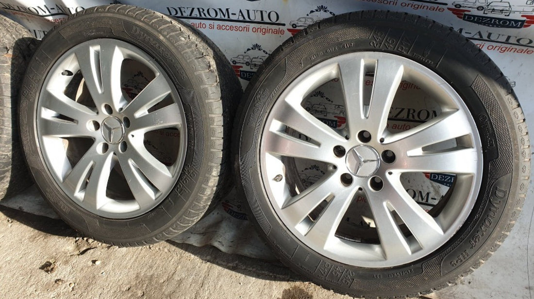 Jante aliaj originale 7.5Jx17H2 ET47 cu anvelope iarna (245/45/R17) Mercedes C-Class W204 cod : A2044010402