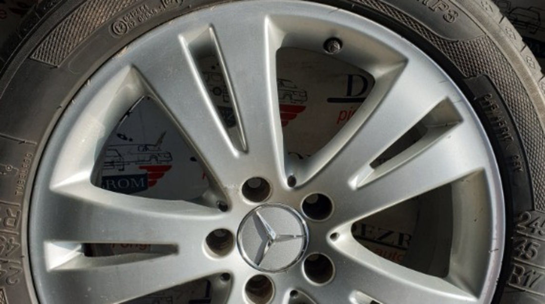 Jante aliaj originale 7.5Jx17H2 ET47 cu anvelope iarna (245/45/R17) Mercedes BClass W245 65713582
