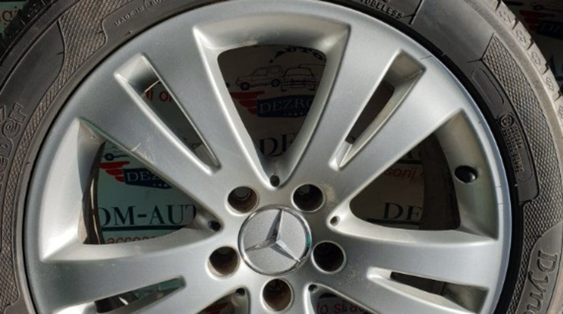 Jante aliaj originale 7.5Jx17H2 ET47 cu anvelope iarna (245/45/R17) Mercedes A-Class W169 cod : A2044010402