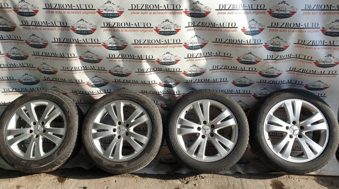 Jante aliaj originale 7.5Jx17H2 ET47 cu anvelope iarna (245/45/R17) Mercedes A-Class W169 cod : A2044010402