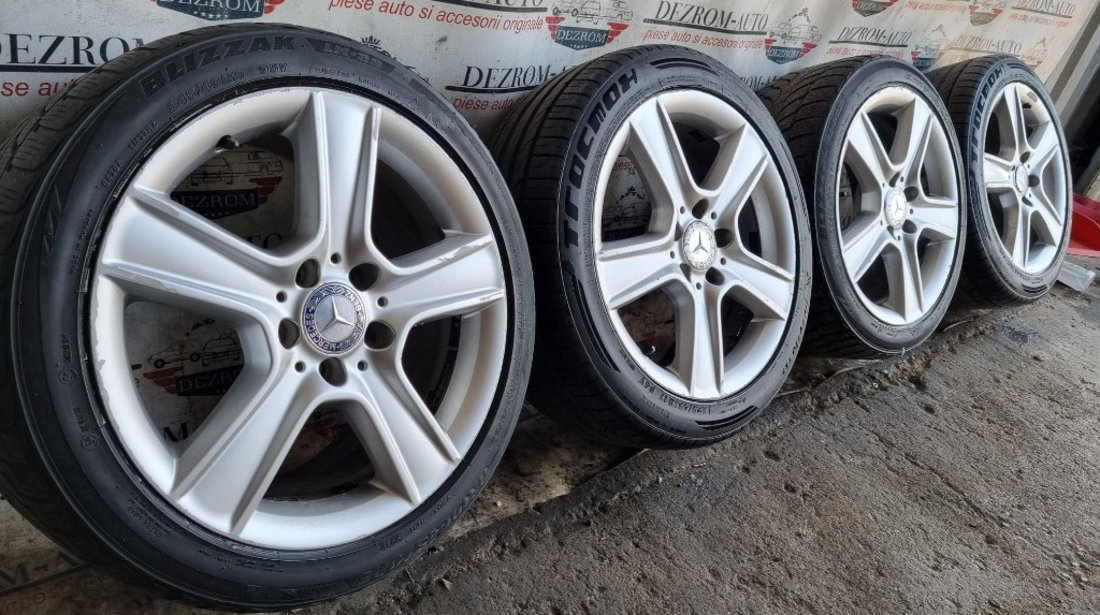 Jante aliaj originale 8.5Jx17H2 ET58 cu anvelope (225/45/ZR17) Mercedes E-Class S212 cod : A2044012802