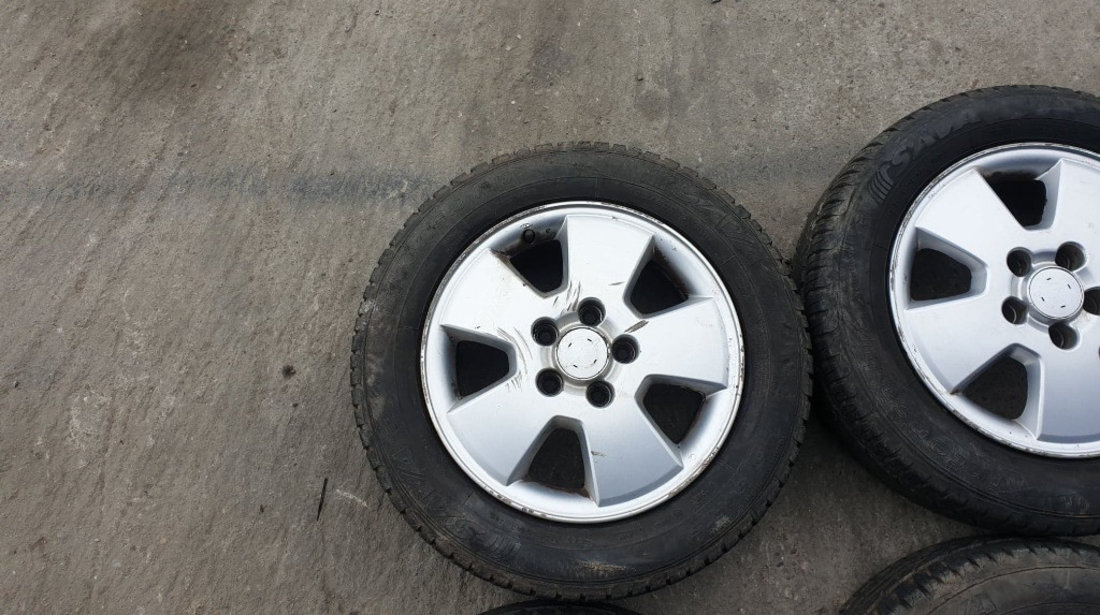 Jante aliaj originale cu anvelope 15'' Opel Astra G 5x110