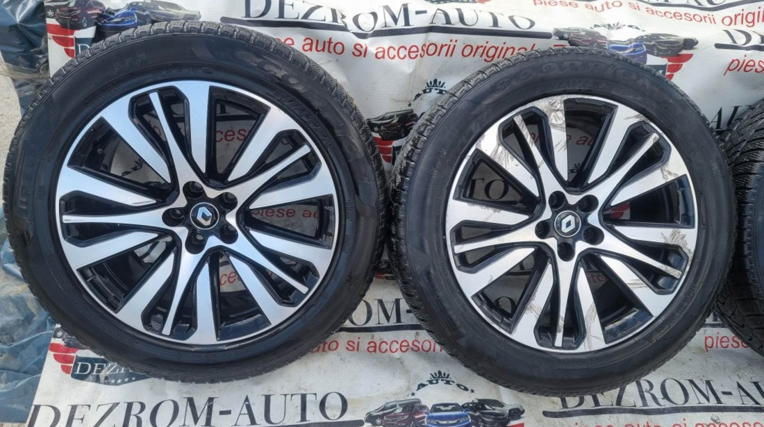 Jante aliaj originale cu anvelope 5x114,3 CB (gaura butuc 66,1) (235/55/R19) Renault Kadjar cod : 403009048R