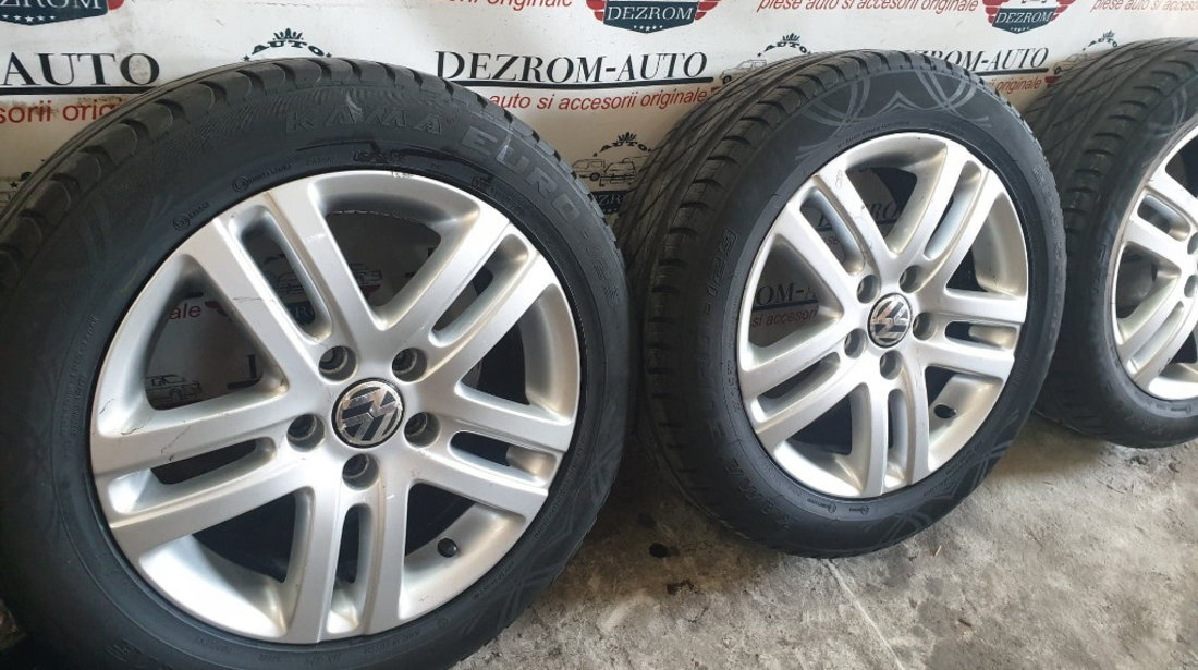 Jante aliaj originale cu anvelope Seat Toledo III 16'' 5x112 6.5jx16h2 et 50 cod piesa : 1K0601025BN