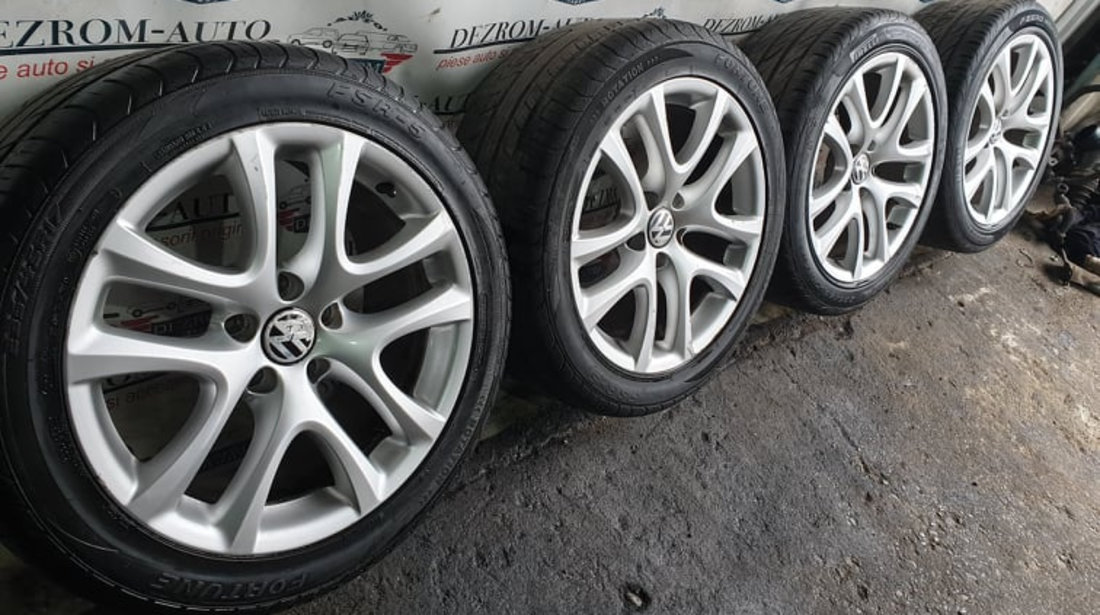 Jante aliaj originale cu anvelope vara (235/45/R17) 8Jx17H2 ET41 VW Scirocco cod : 1K8601025B