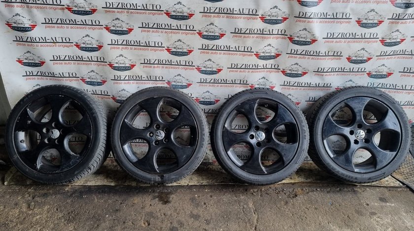 Jante aliaj originale cu anvelope vara (245/40/R18) 2Jx18H2 ET51 VW Jetta 4 Facelift cod 1K0601025AH