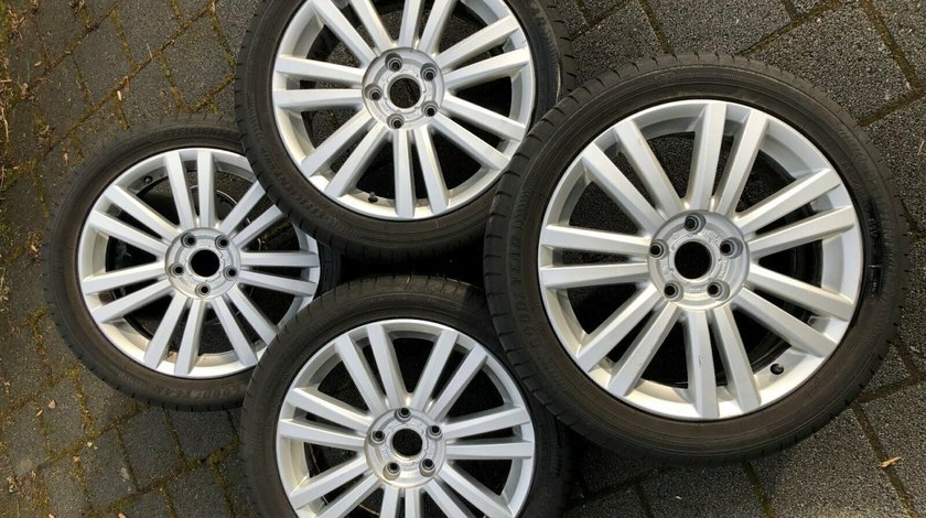 Jante aliaj originale VW pe 17 model Nardo in stare foarte buna cu Good Year 225/45/17 de 7 mm