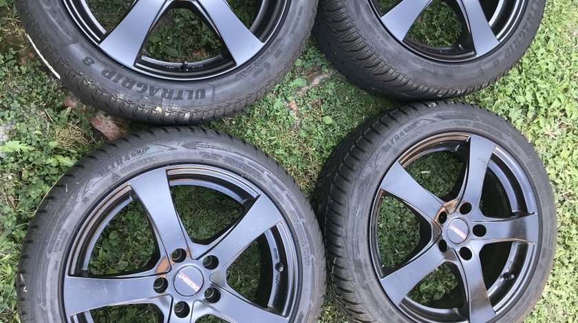 jante aliaj pe 17 cu cauciucuri iarna 5x112