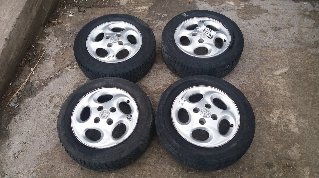 Jante aliaj Peugeot 206, R14, 5 1/2 J x 14CH4 - E34, 4x108-set 136-cod PEU-4A-7