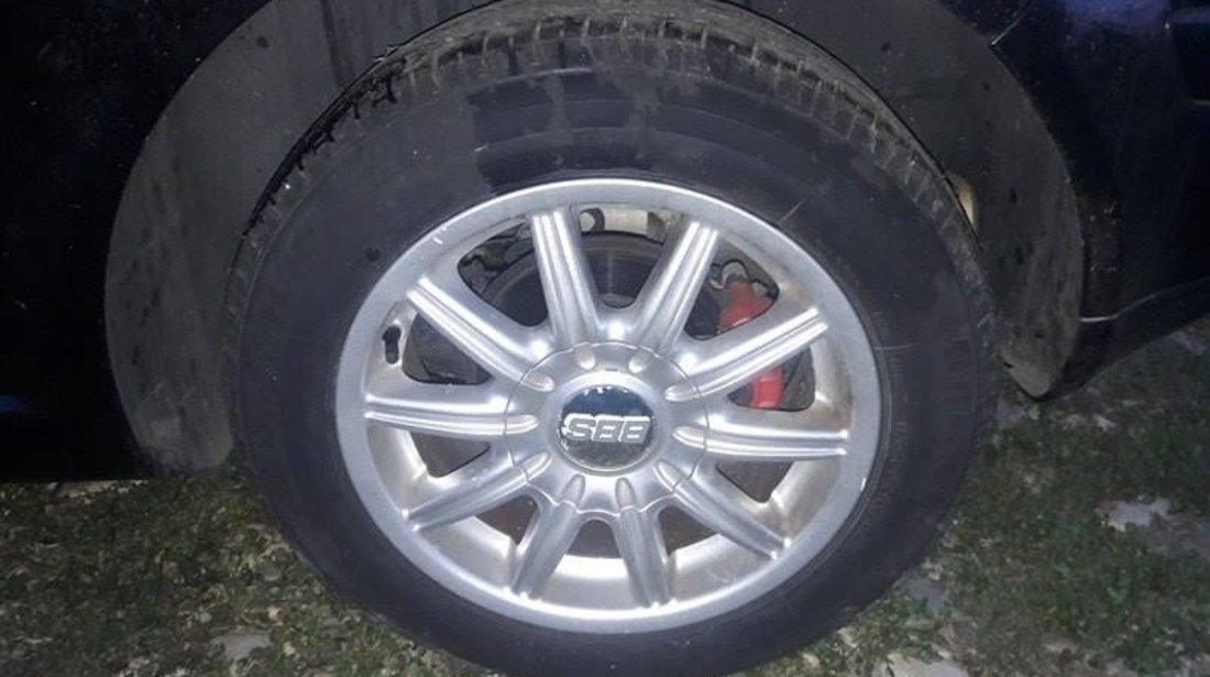 Jante aliaj r15 bbs originale 5x100 cu anvelope vara .