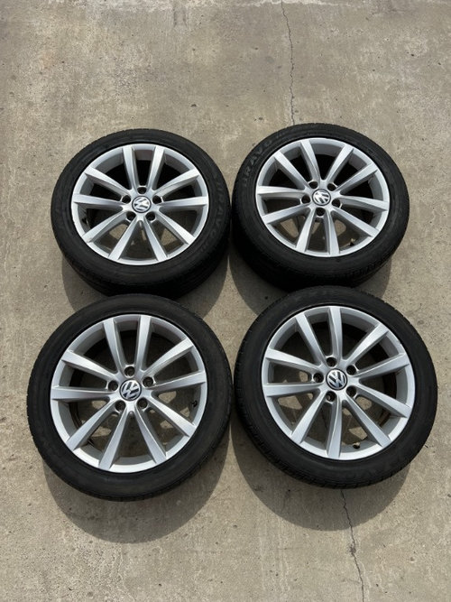 Jante Aliaj R17 originale VW Passat B7 (anvelope incluse 235/45 R17)