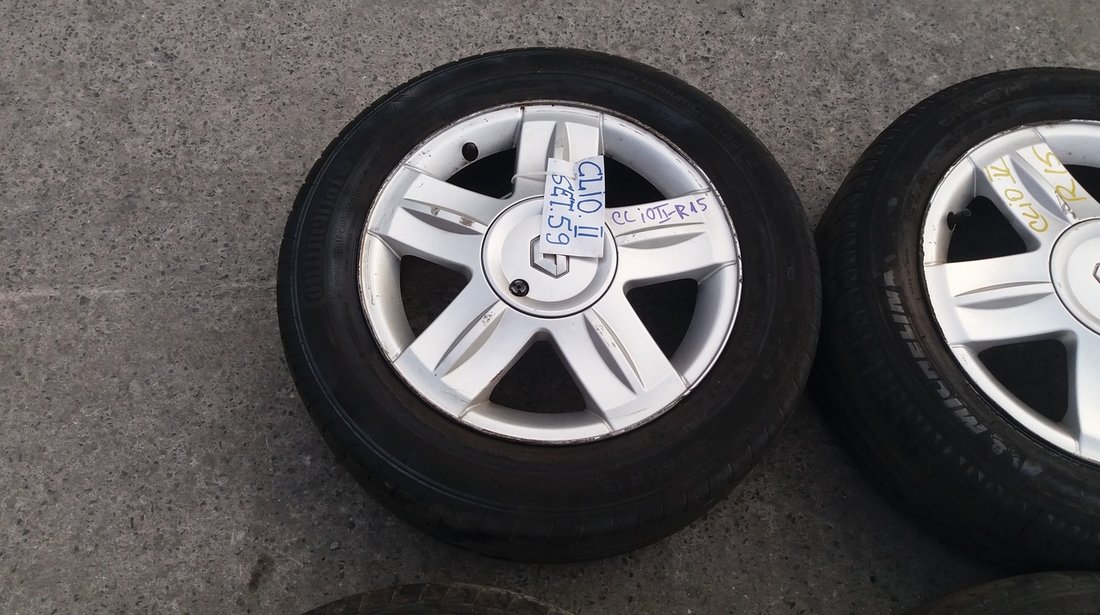 Jante aliaj Renault Clio 2, R15, 6Jx15CH4 - 45, 4 x 100