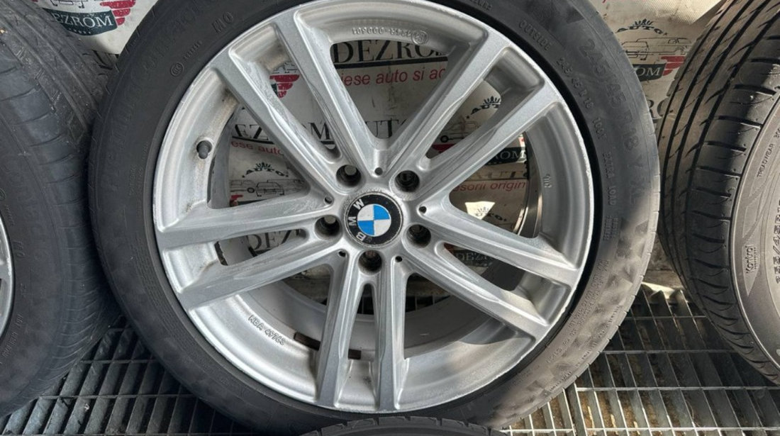 Jante aliaj RIAL 5X120 8JX18 ET30 cu anvelope vara 245/45/R18 100Y Bmw F10 F06