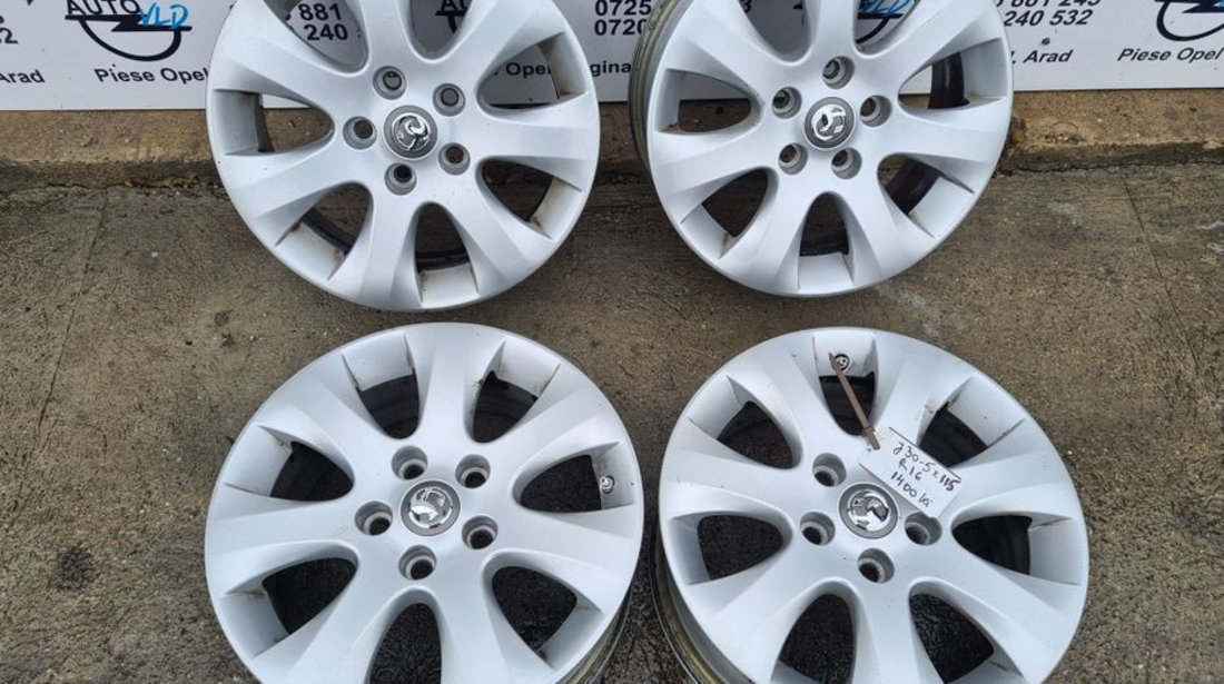 Jante aliaj set roti 5x115 R16 Opel Astra J K Mokka Zafira C Cruze J30