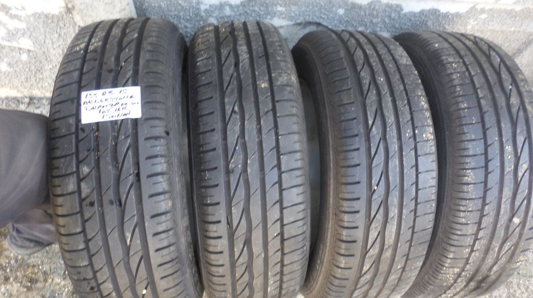 Jante aliaj Skoda octavia 1 tour 15 zoll cu anvelope vara 195 65 15 Bridgestone