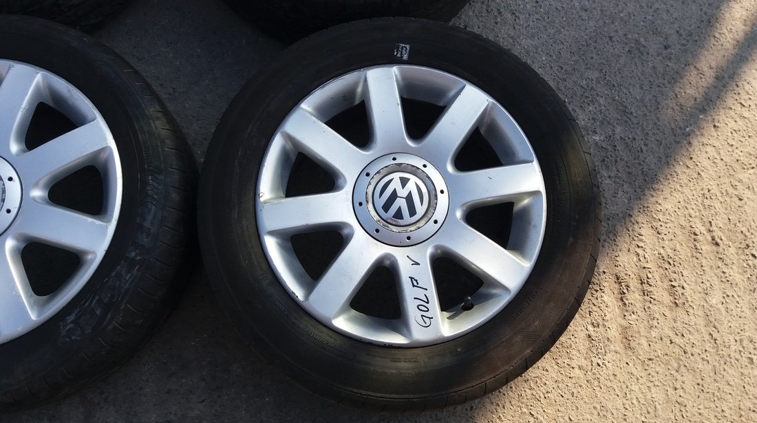 Jante aliaj Volkswagen Golf 5, R16, ET50, 6.5Jx16H2, 5 x 112