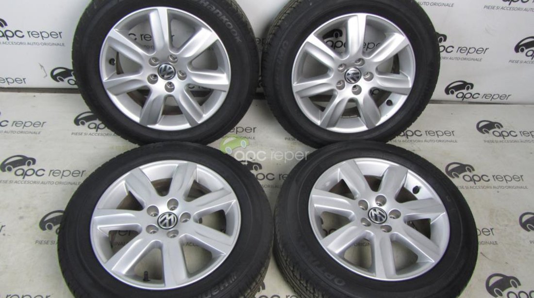 Jante Aluminiu 15 VW Polo 6R / 6C Originale cu anvelope vara 185/65 R15