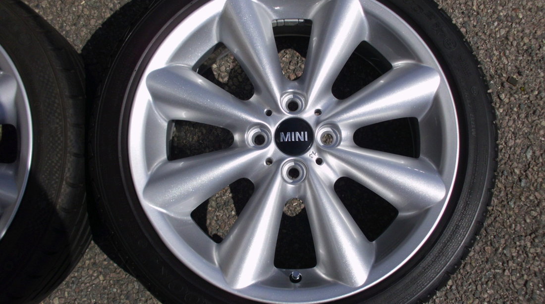 Jante+anvelope Mini Cooper 17”,Conical Spoke R121/Bridgestone runflat.