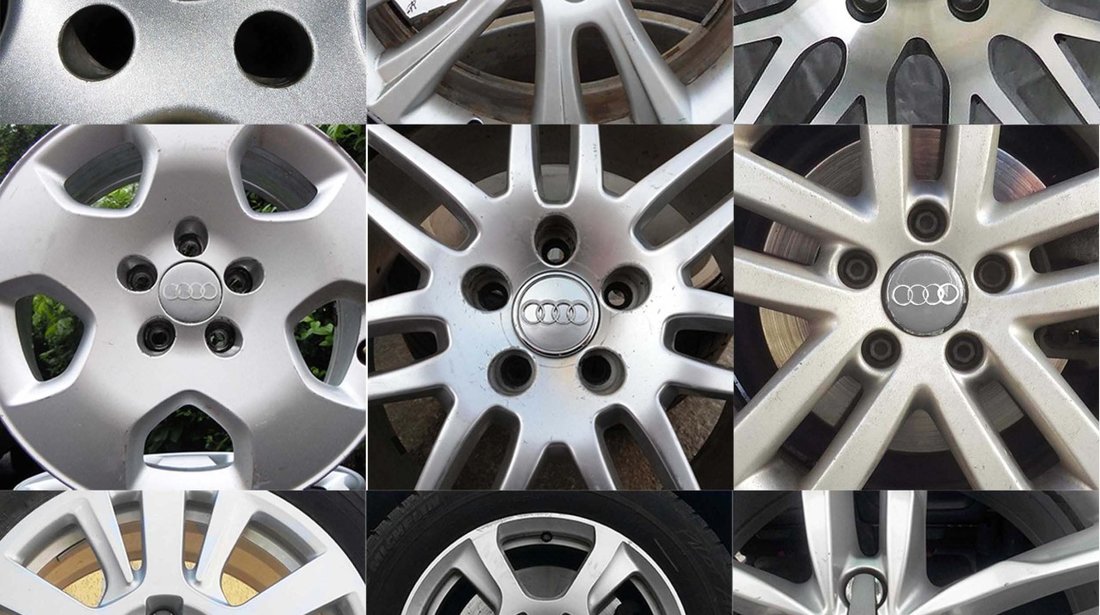 Jante Audi 15, 16, 17, 18, 19, 20 – orice model: A3, A4, A5, A6, A8, Q3, Q5, Q7