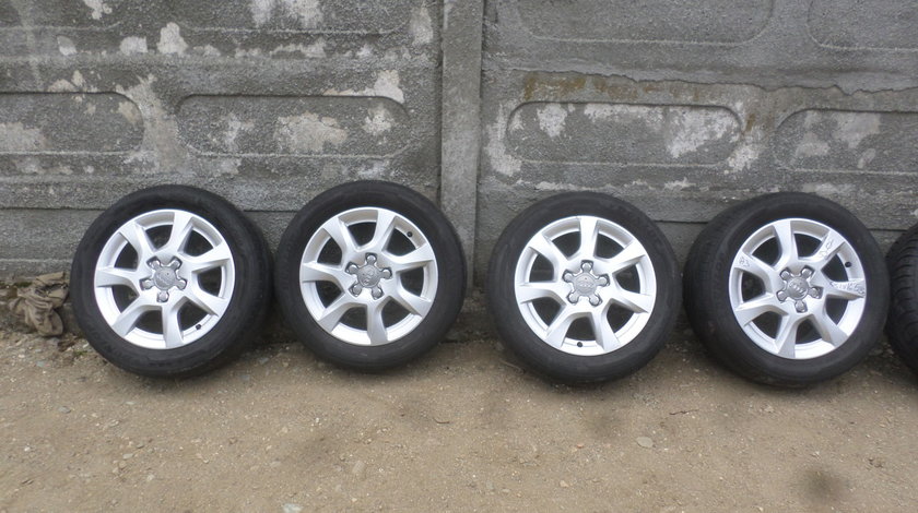 Jante Audi A3 8p sau A4 b7 vara 205 55 16 dunlop
