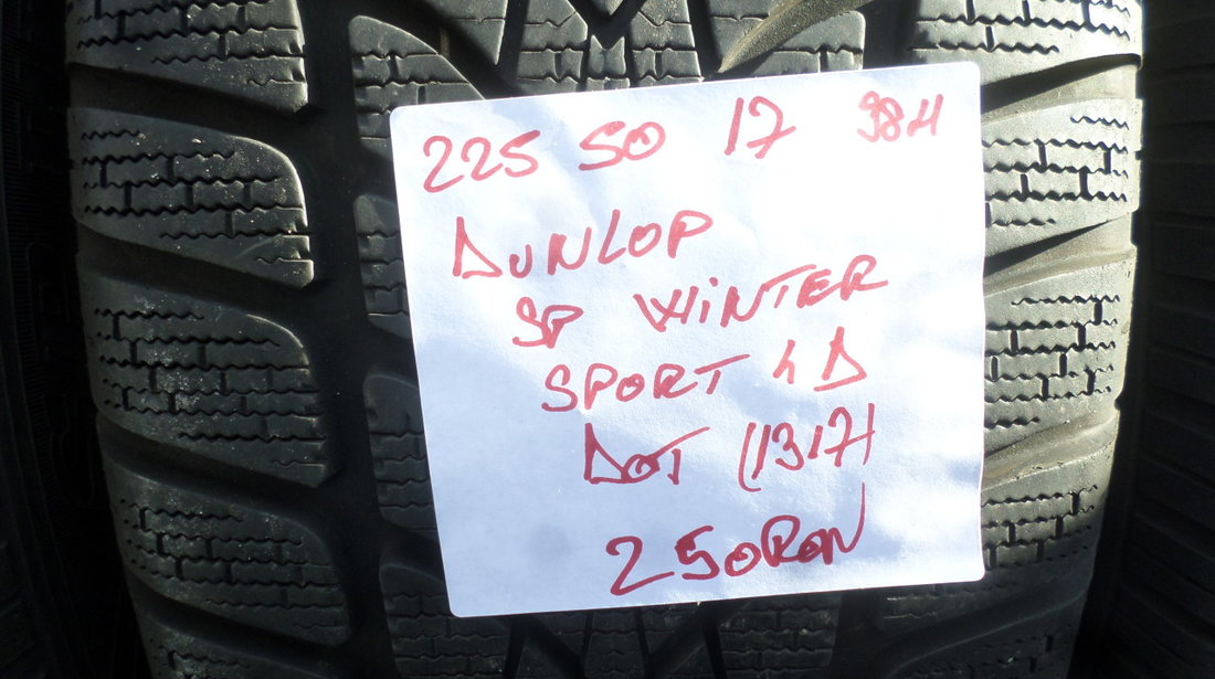 Jante Audi A4 B9 225 50 17 Iarna Dunlop SP Winter Sport 4D DOT (2316)