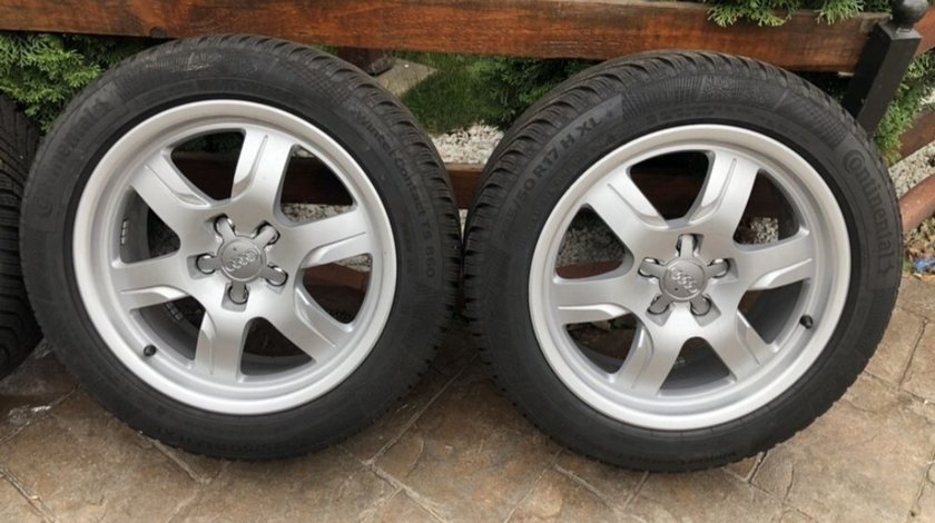 Jante Audi A5 , originale , 17”, anvelope iarna ca noi