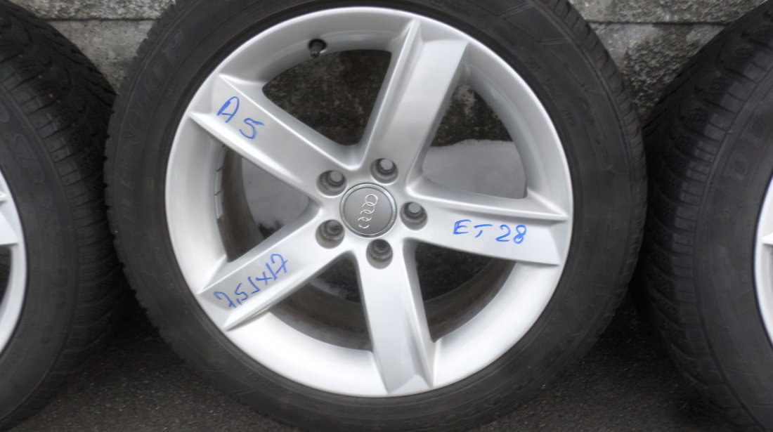 Jante Audi A5 S-Line (Concave )   225 50 17 iarna  Dunlop