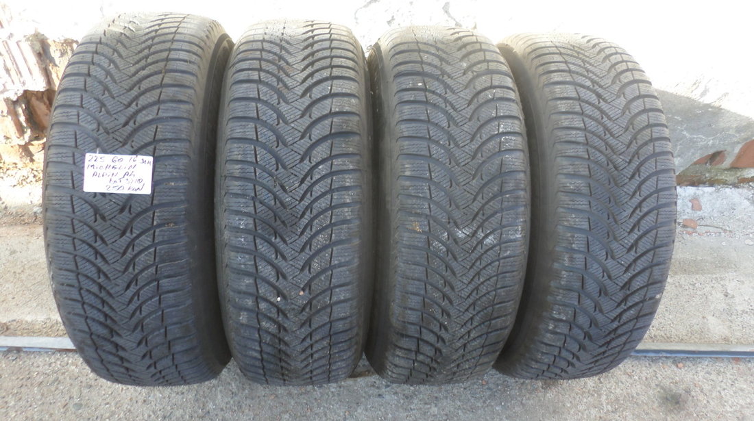 Jante audi A6 4G C7 cu anvelope 225 60 16 iarna Michelin Alpin A4