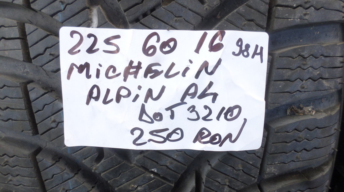 Jante audi A6 4G C7 cu anvelope 225 60 16 iarna Michelin Alpin A4