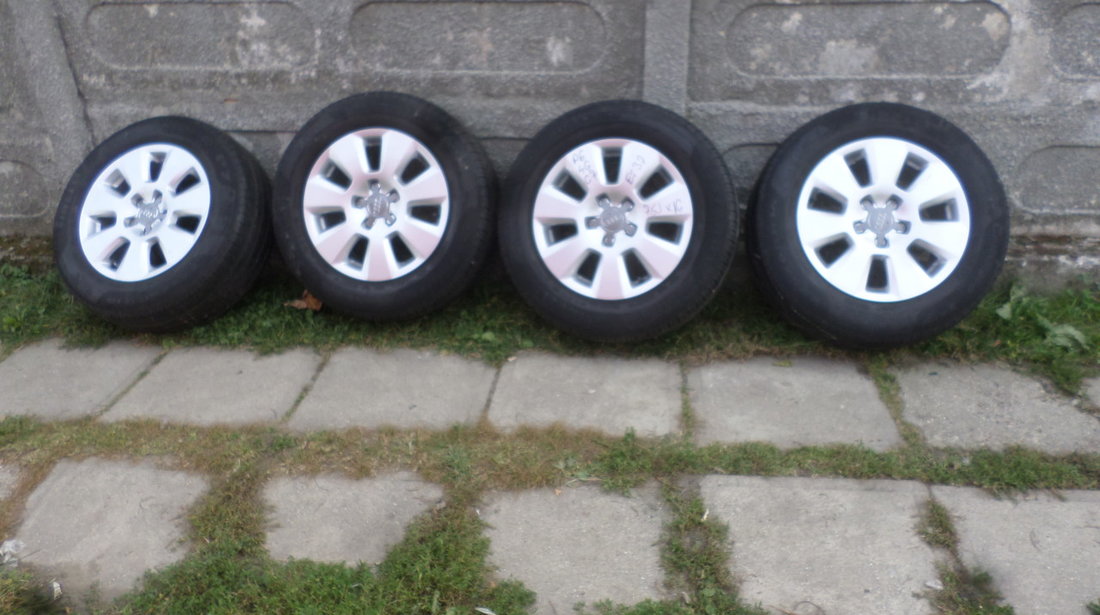 Jante audi A6  4G C7 cu anvelope 225 60 16 vara Pirelli